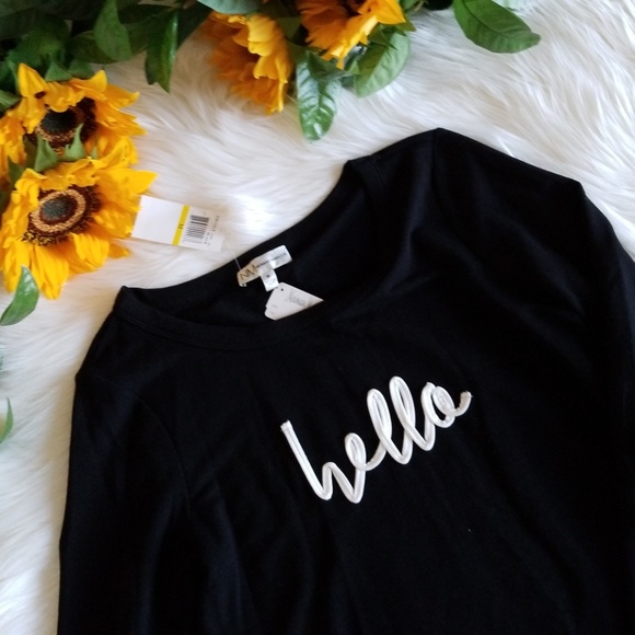 Neiman Marcus 'Hello' Longsleeve Dress - Picture 2 of 3